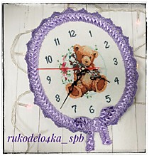 Часы в детскую ручная работа под заказ